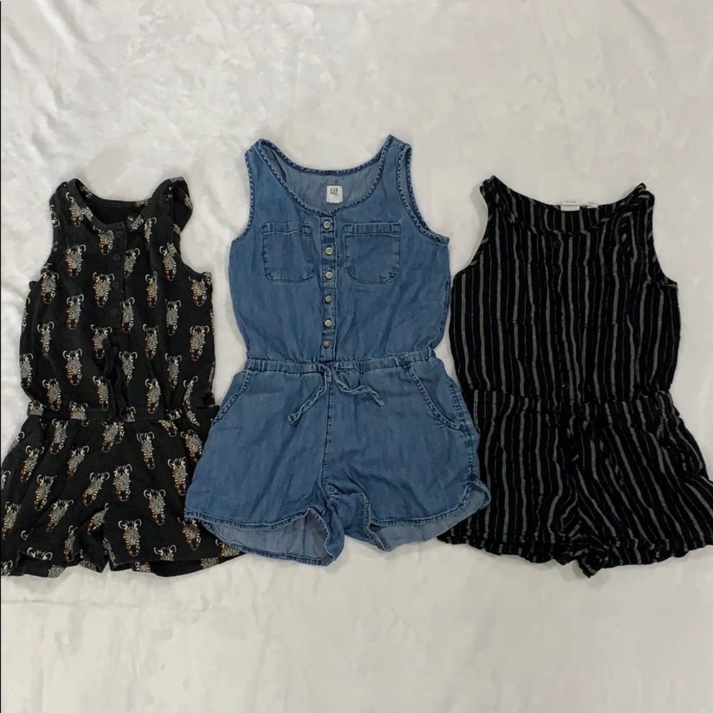 Lot Rompers SZ 6-7 GAP